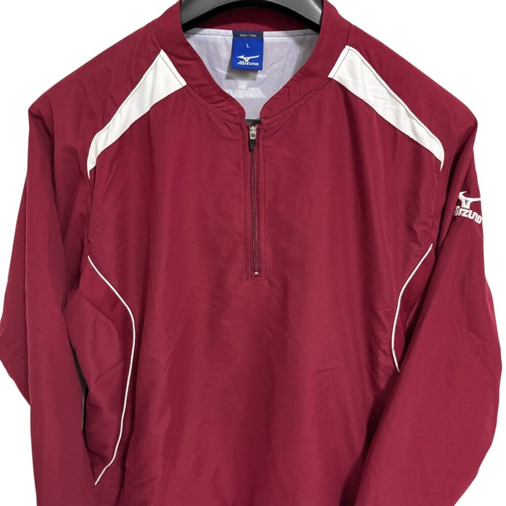 Mizuno Performance Lined Pullover Jacket Large Ha… - image 1